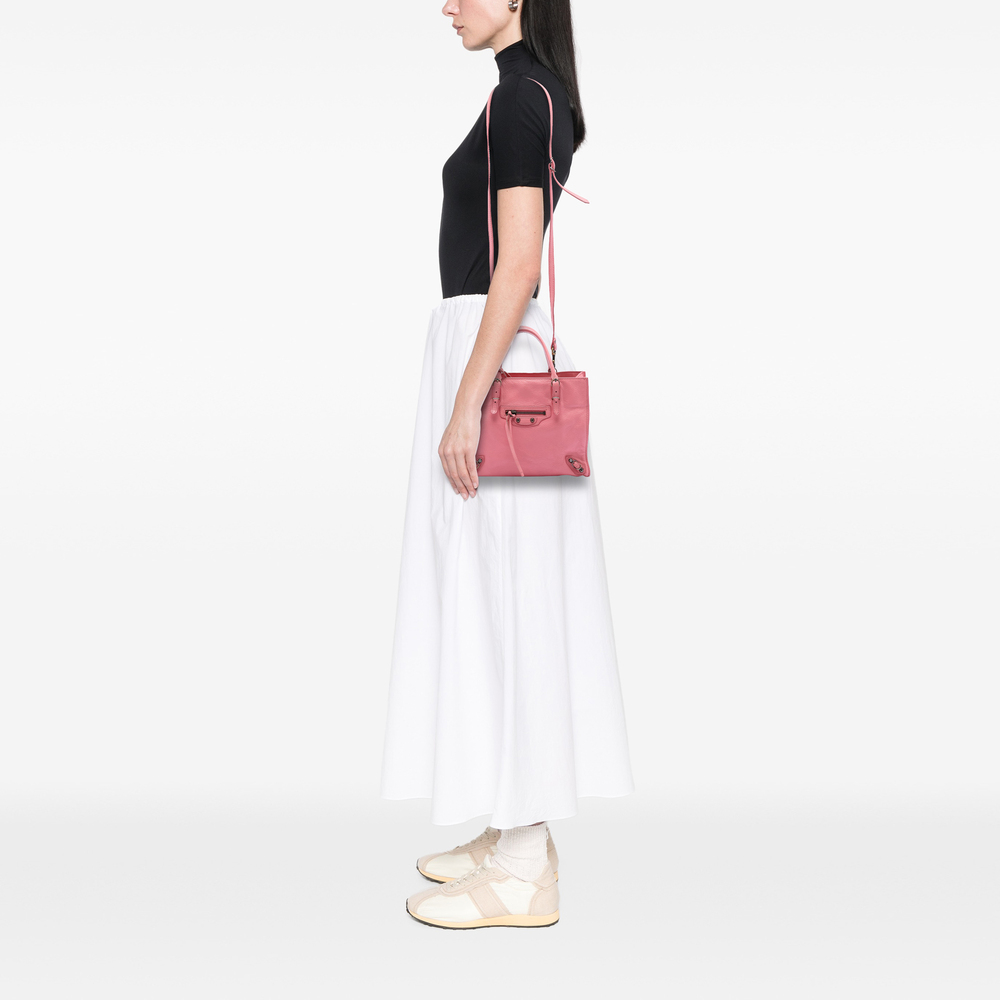 Pre-Loved Balenciaga Mini Leather Papier A4 Zip Around Tote - Picture 7 of 7